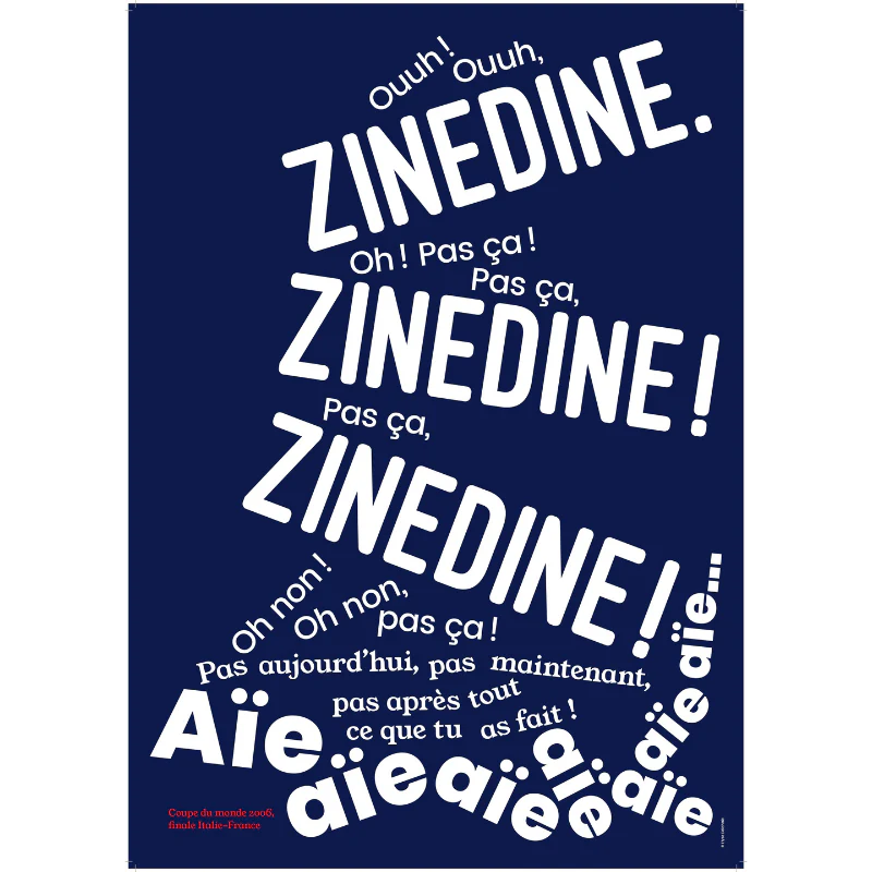Affiche « Pas ça Zinédine ! » - Image 3