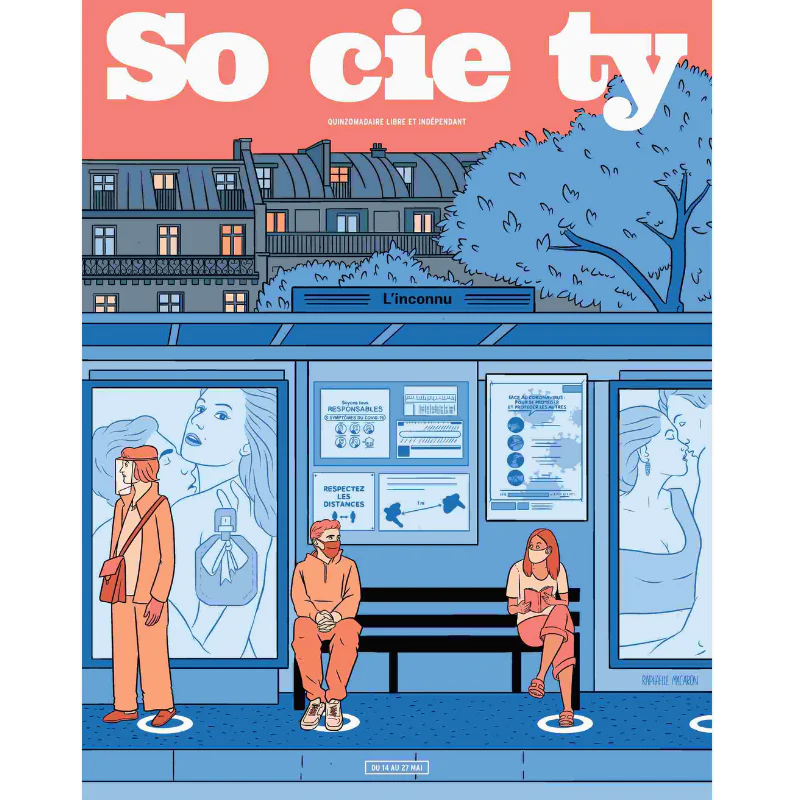 Affiche Society #131, Distanciation sociale - Image 3