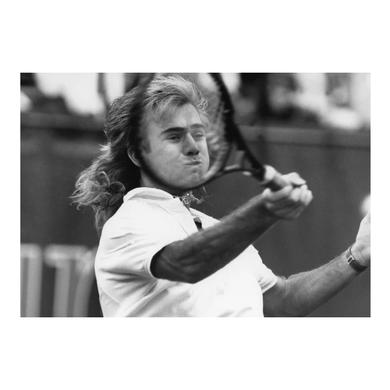André Agassi et sa raquette, 1988 - Image 3