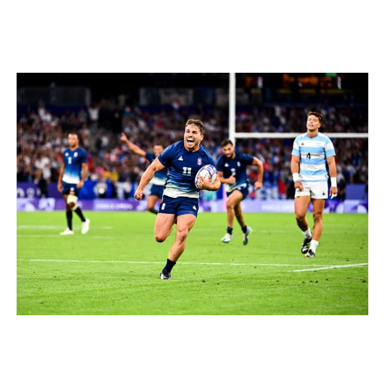 Antoine Dupont marque l’essai de la victoire, JO 2024 - Image 3