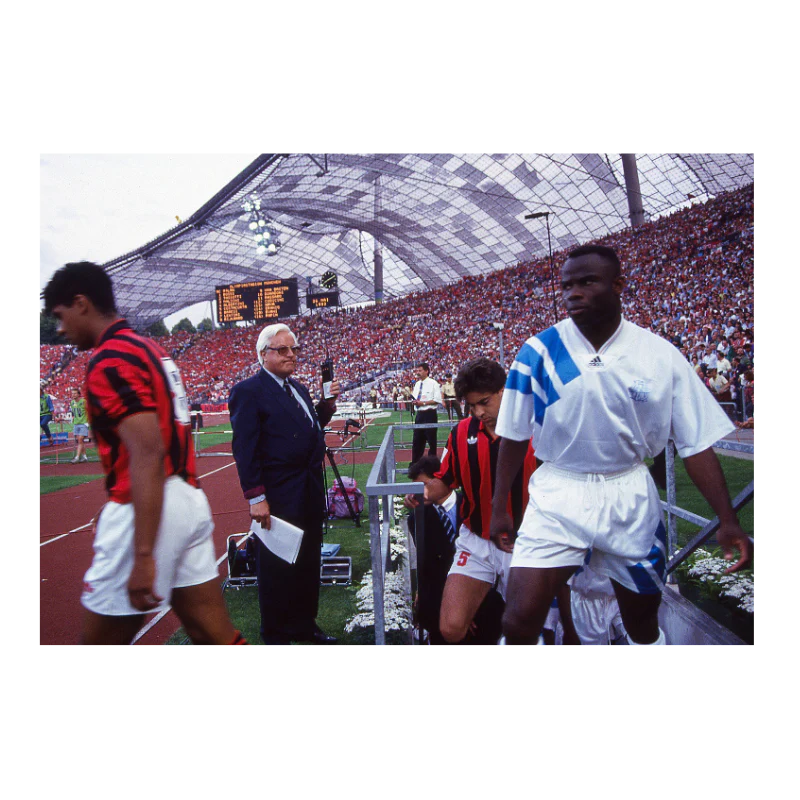 Basile Boli regard noir avant le Milan, 1993 - Image 3