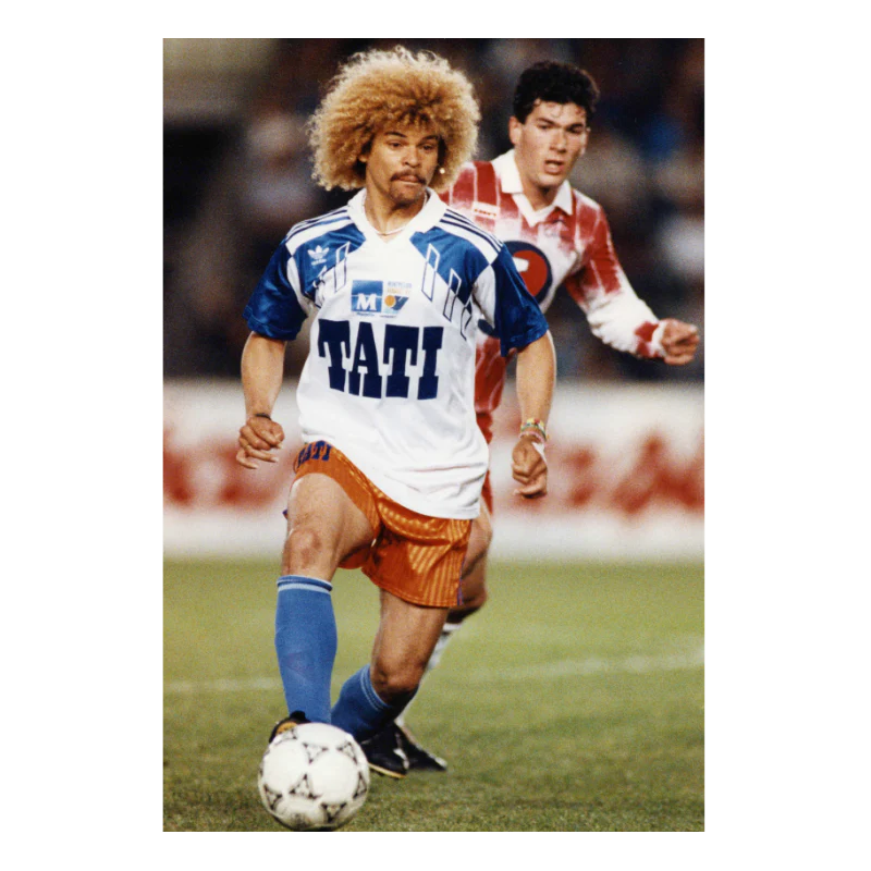Carlos Valderrama et Zinédine Zidane, 1991 - Image 3