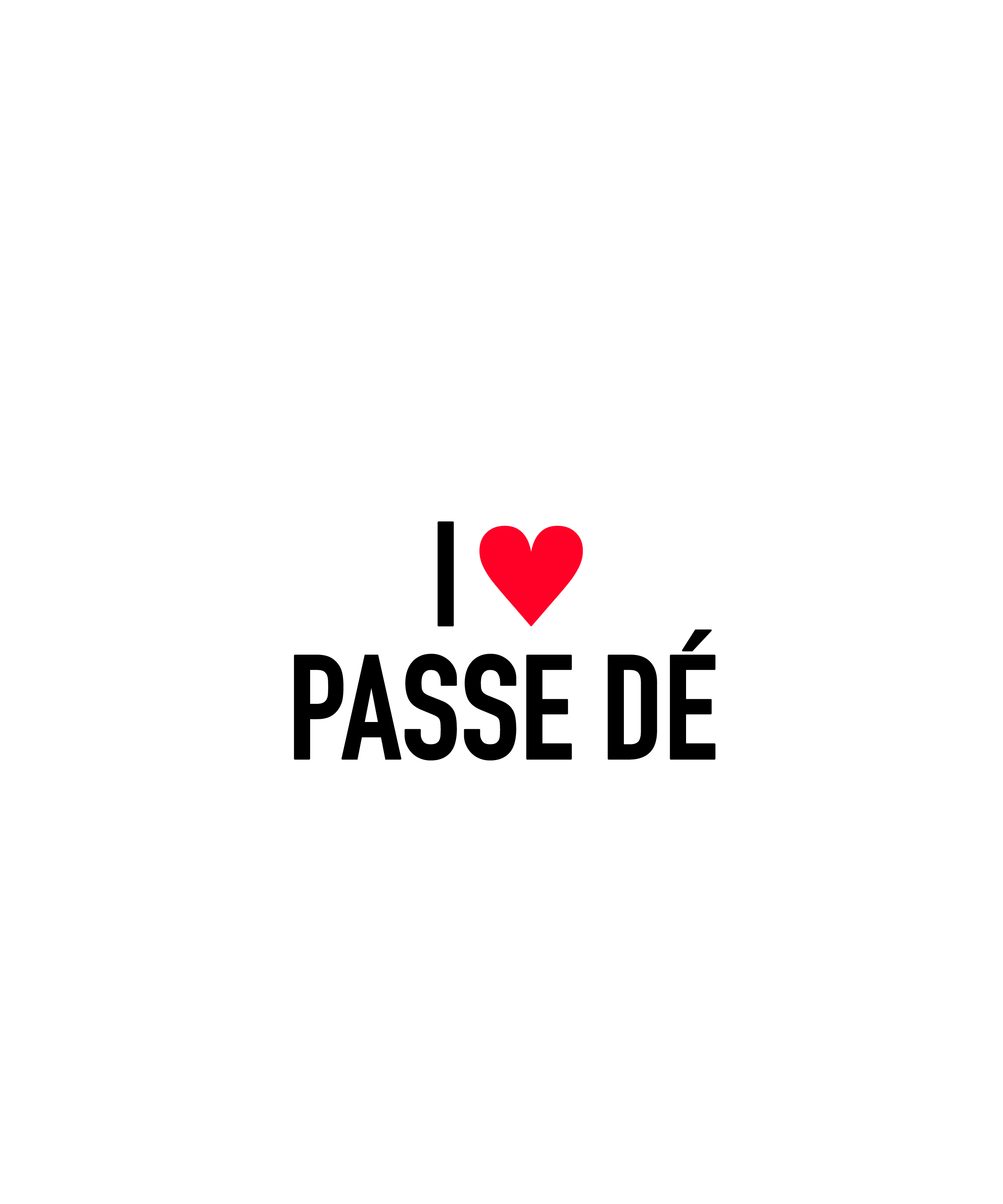 Chaussettes “I ❤️ Passe Dé” - Image 2