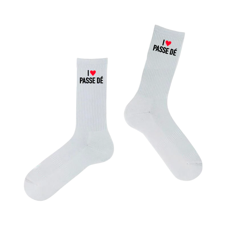 Chaussettes “I ❤️ Passe Dé” - Image 3