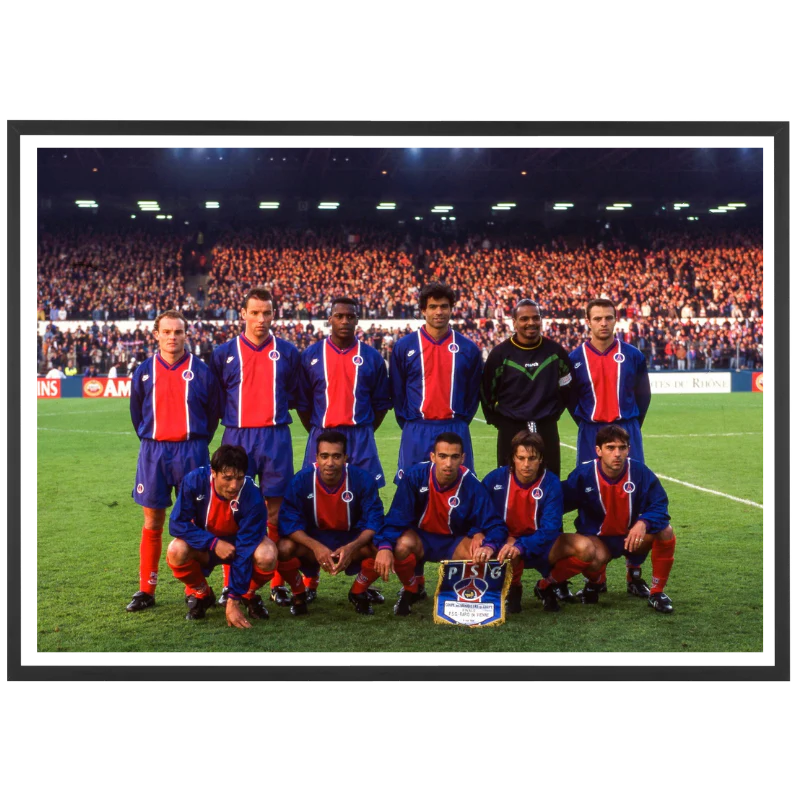 Photo d'équipe du Paris SG, Finale 1996