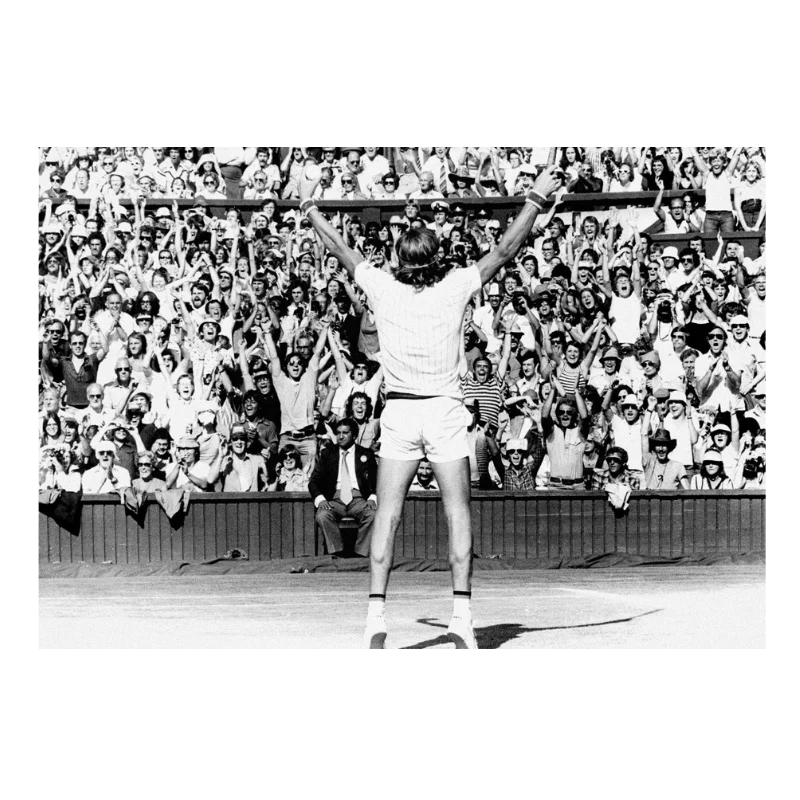 Joie de Björn Borg, Wimbledon 1977 - Image 3