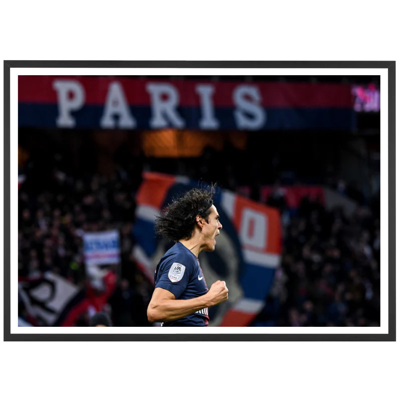 Célébration d'Edinson Cavani, 2018