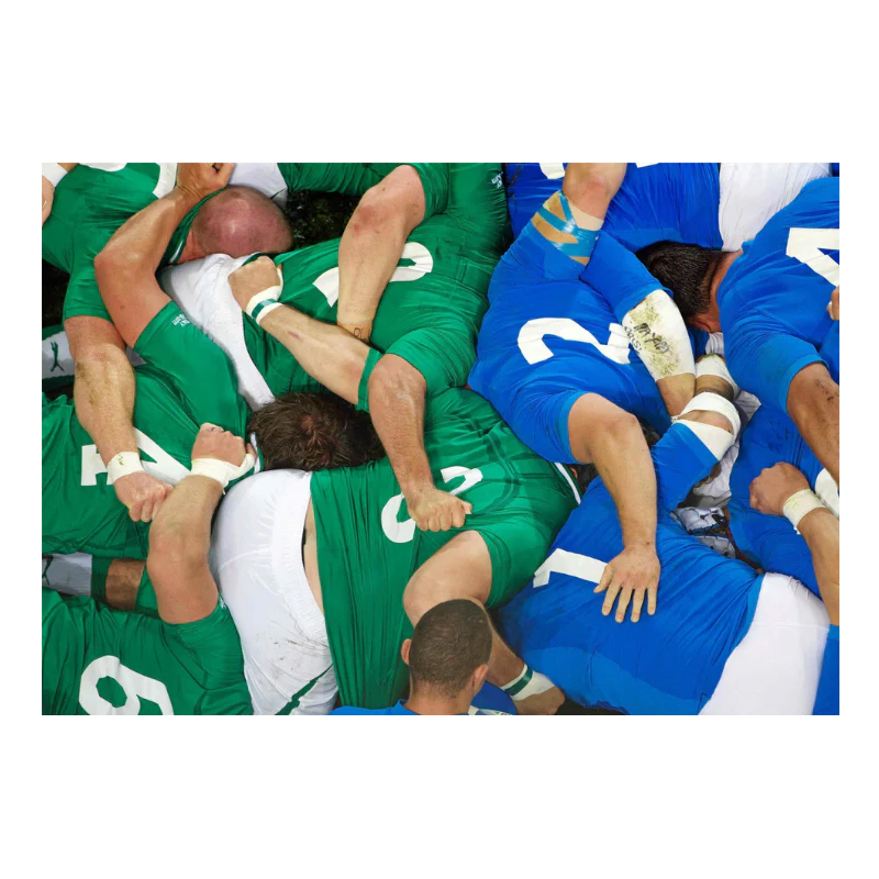 Mêlée de rugby vue du dessus, 2011 - Image 3