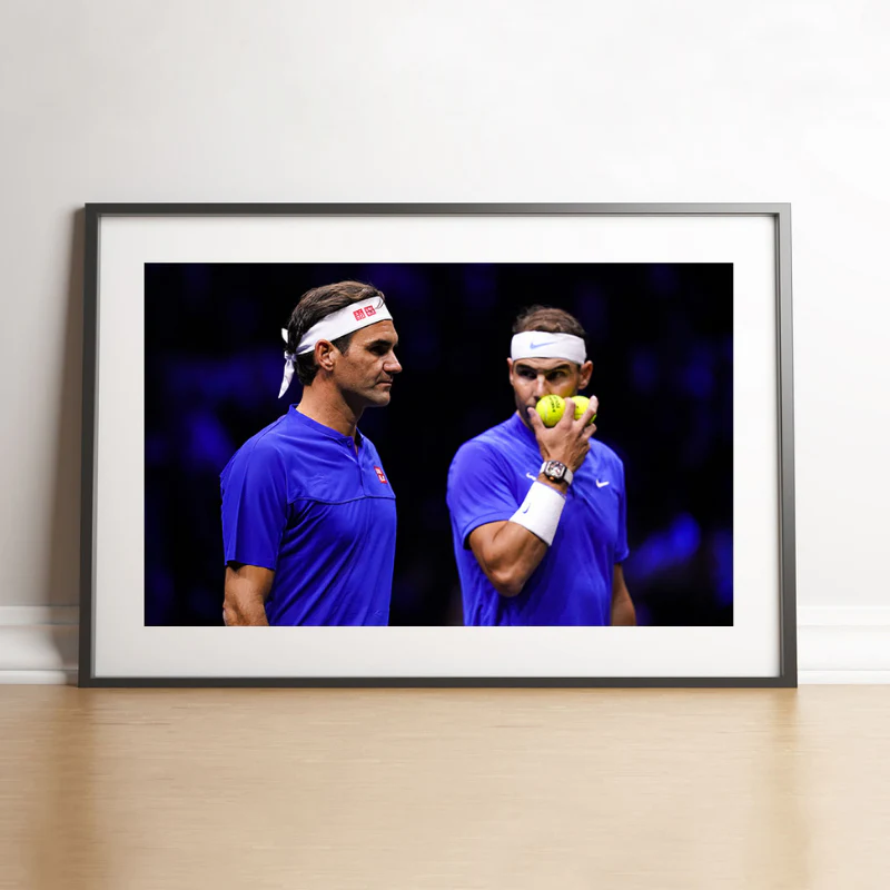 Nadal et Federer en double légendaire, 2022 - Image 2