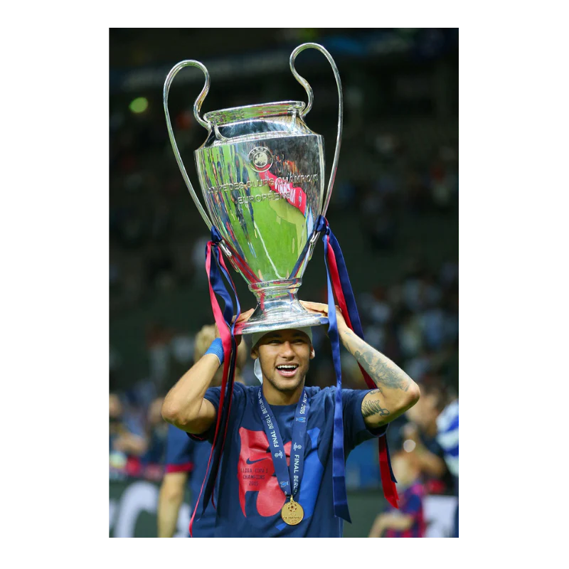 Neymar avec sa 1ère Ligue des Champions, 2015 - Image 3
