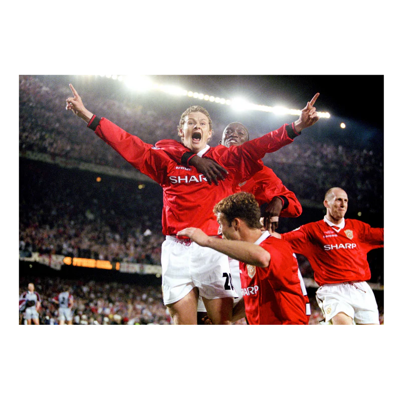 Joie d'Ole Gunnar Solskjær face au Bayern, 1999 - Image 3