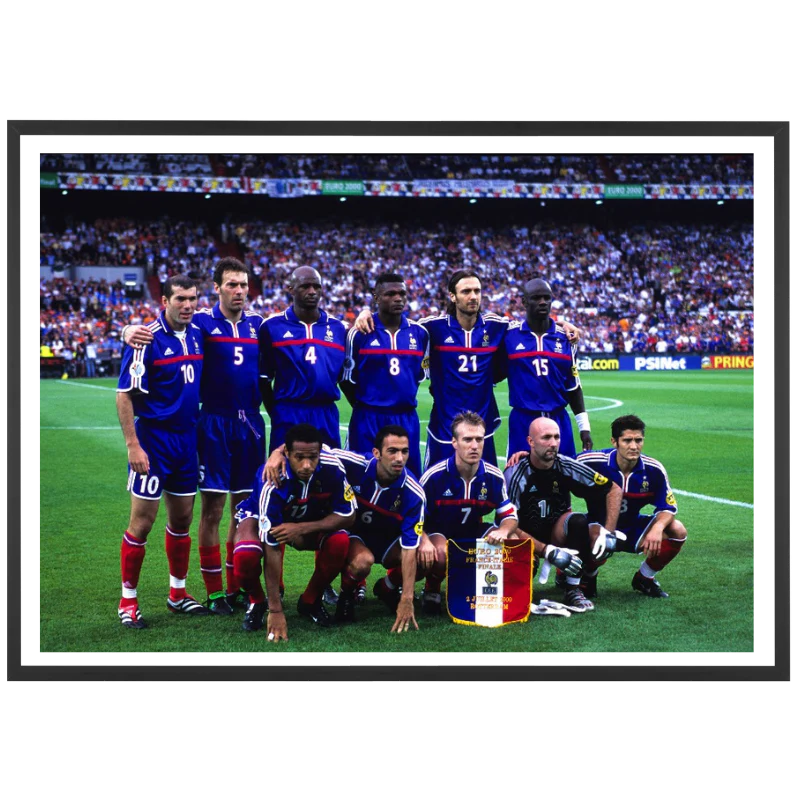 Photo d'équipe des Bleus, Finale Euro 2000