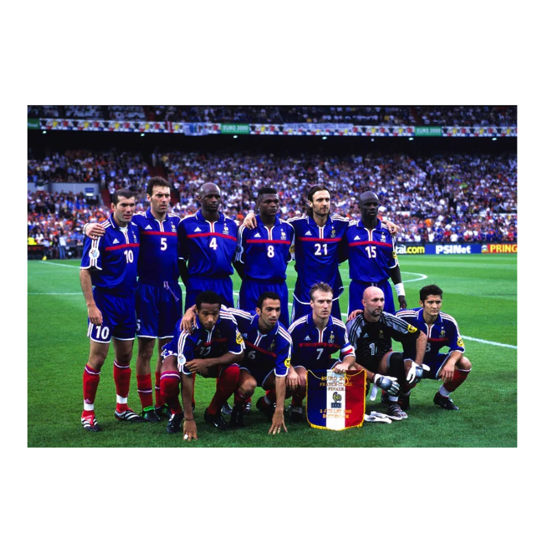 Photo d'équipe des Bleus, Finale Euro 2000 - Image 3