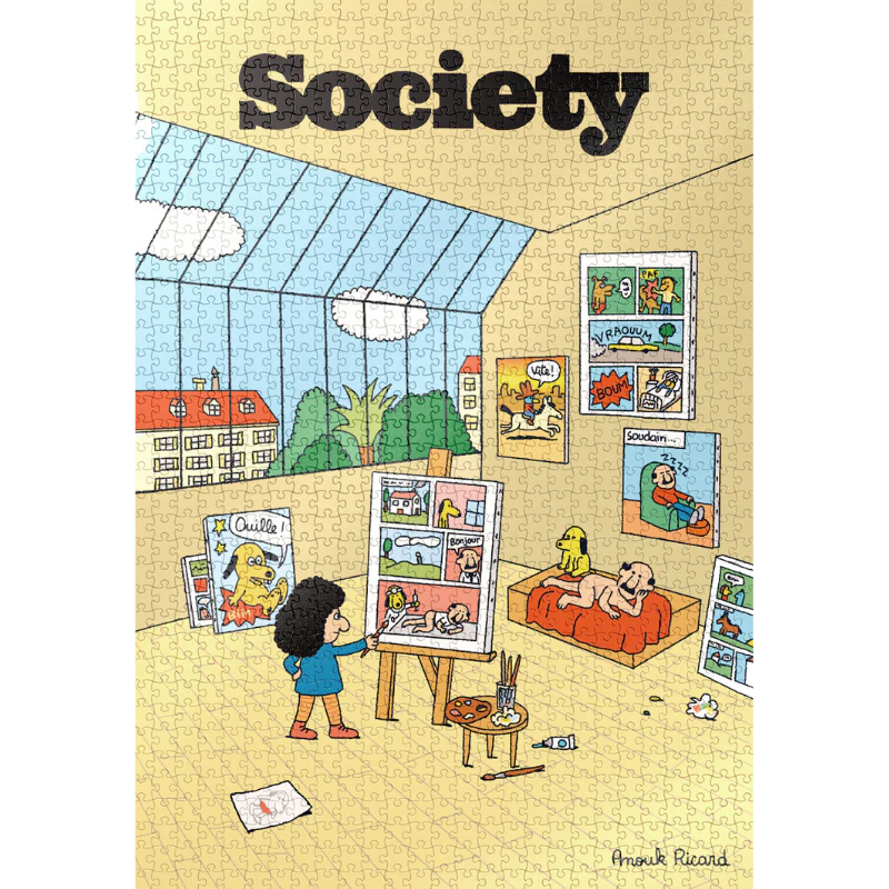 Puzzle couverture Society  « La peintresse » - Image 2