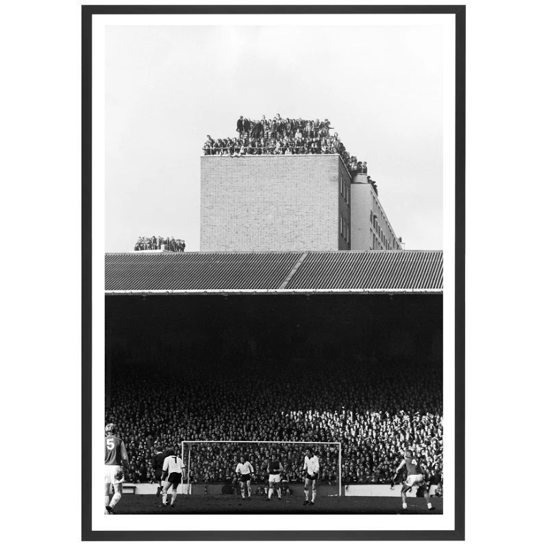 Supporters de West Ham sur le toit du stade, 1984