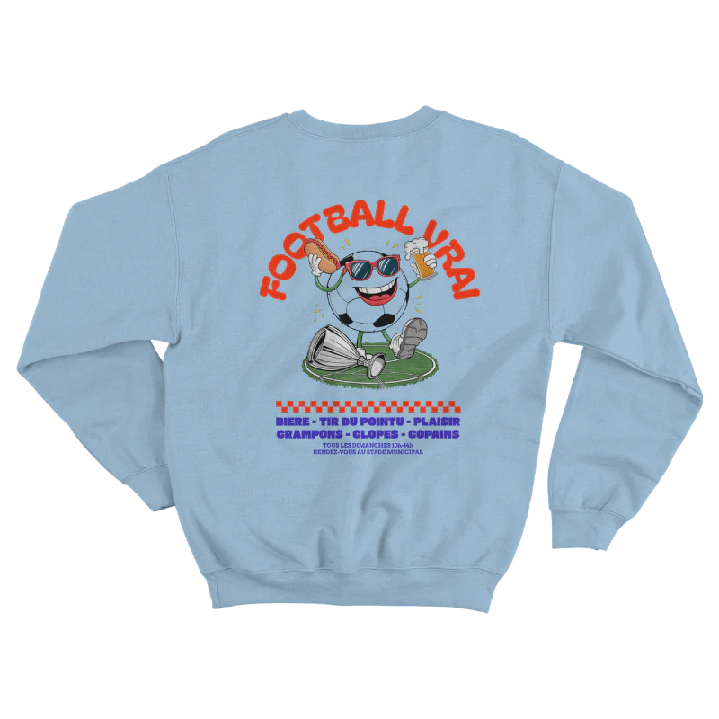 Sweat "Football District" : bière, pointu, chasuble - Image 3