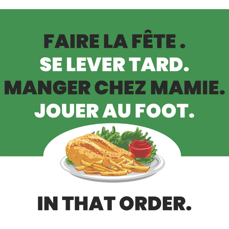 T-Shirt foot amateur "Manger chez mamie" - Image 3