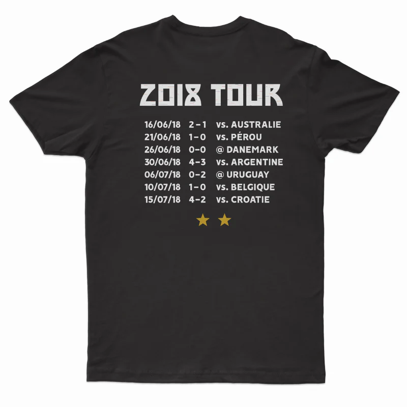 T-Shirt "France 2018" On Tour - Image 10