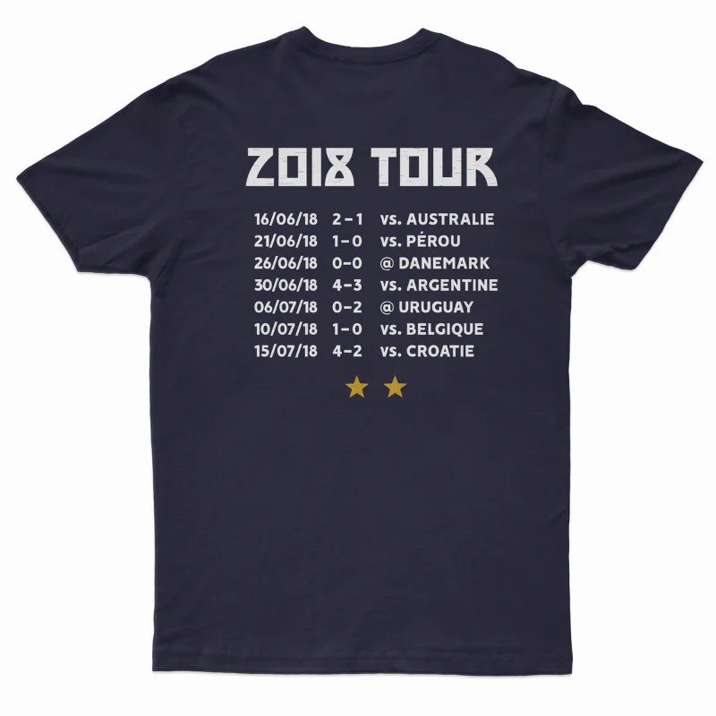 T-Shirt "France 2018" On Tour - Image 4