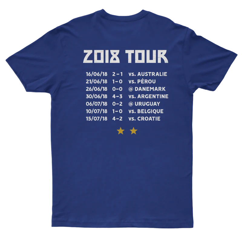 T-Shirt "France 2018" On Tour - Image 8