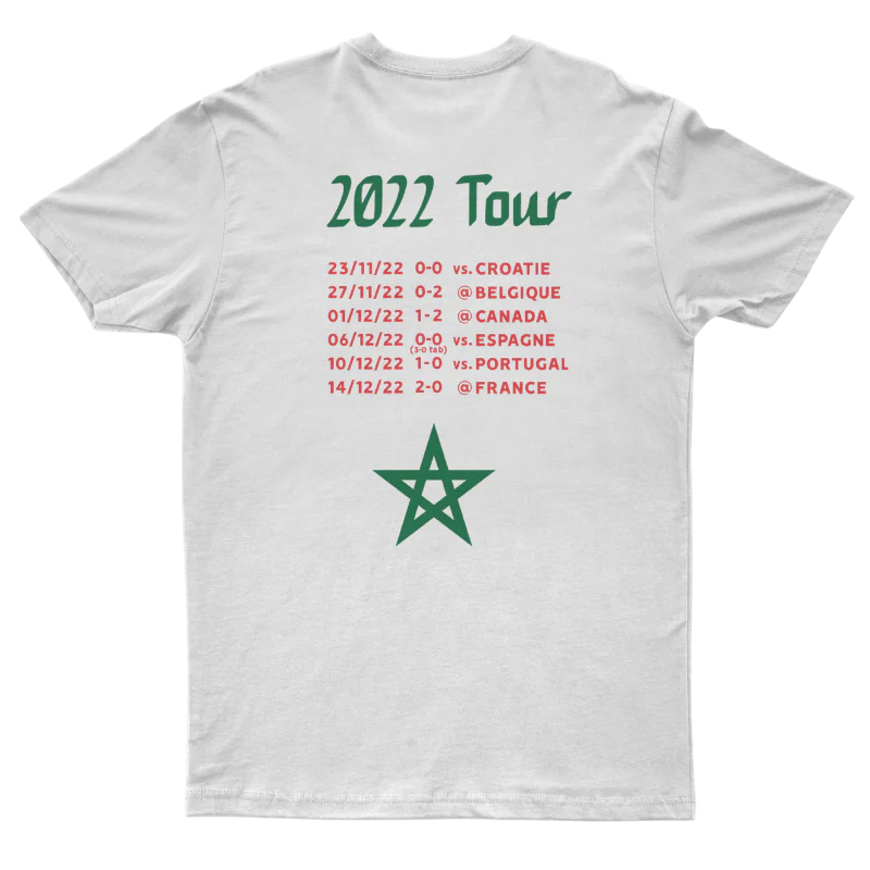 T-Shirt "Maroc 2022" On Tour