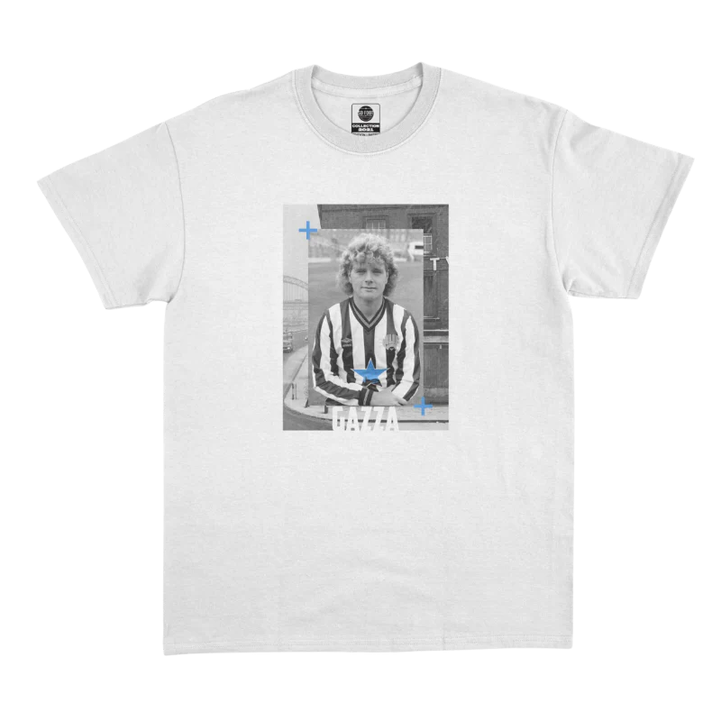 T-Shirt Paul Gascoigne blanc