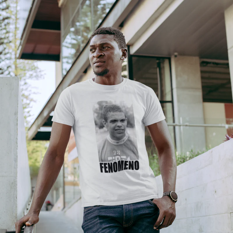 T-shirt Ronaldo Fenomeno blanc - Image 2