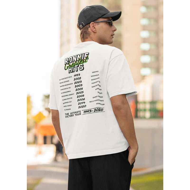 T-Shirt "Ronnie Greatest Hits" blanc - Image 2