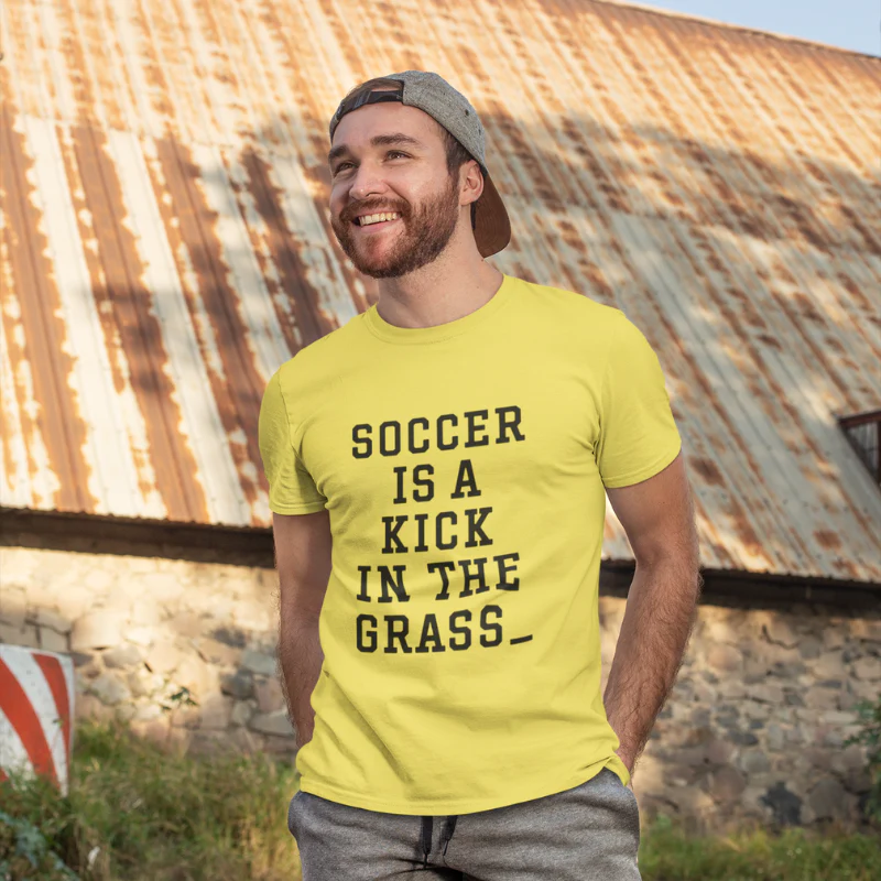 T-Shirt "Soccer is a kick in the Grass" - Image 3