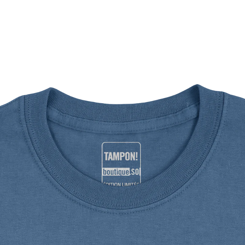 T-Shirt TAMPON! Bleus - Image 3
