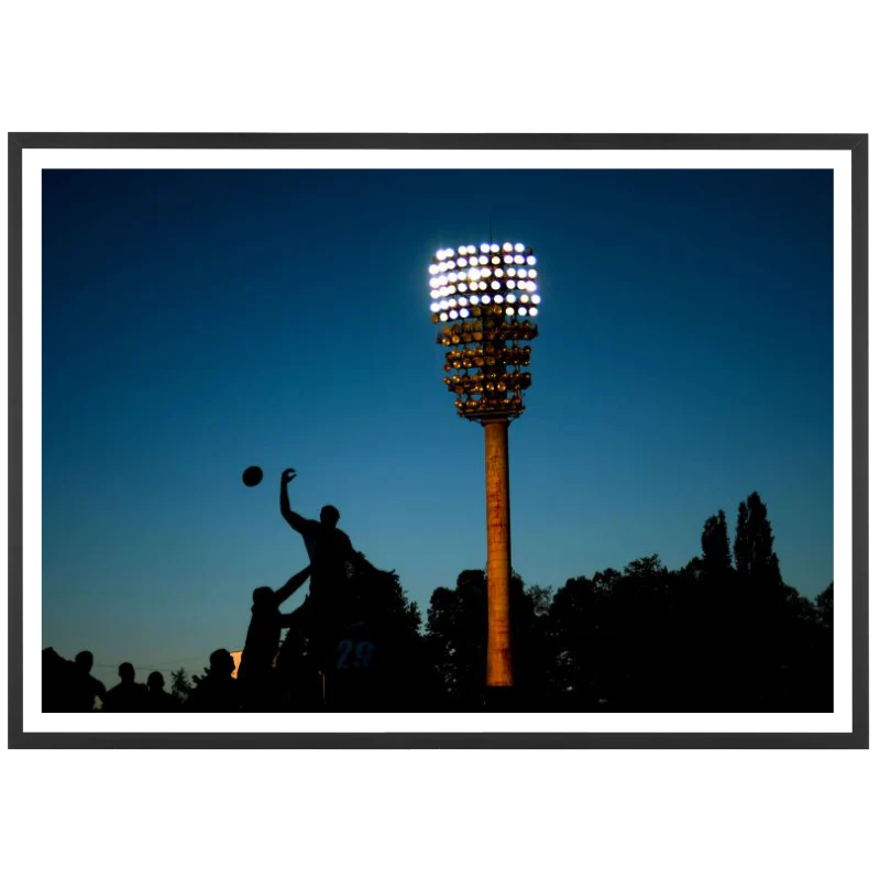 Touche de rugby dans la nuit, 2014