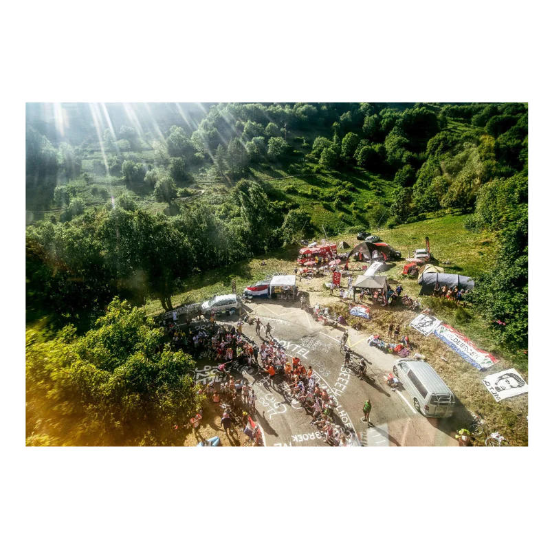 Virage de l'Alpe d'Huez, Tour de France 2018 - Image 3