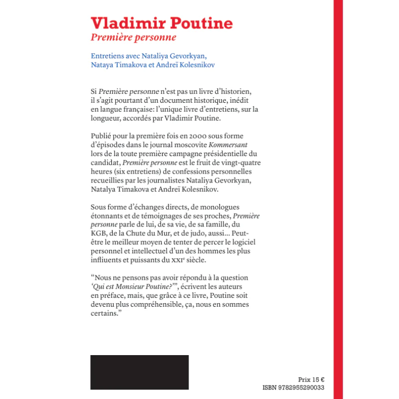 Vladimir Poutine : Première Personne - Image 2