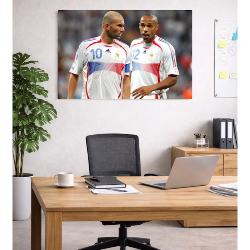 Zinédine Zidane et Thierry Henry, 2006 - Image 5